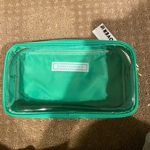 Stoney Clover AVOCADO colored clear small pouch